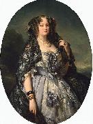 Franz Xaver Winterhalter Portrait of Sophia Alexandrovna Radziwill oil painting artist